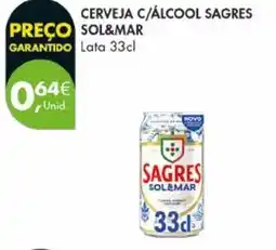 Pingo Doce Cerveja c/álcool sagres solemar promoção