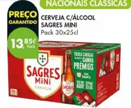 Pingo Doce Cerveja c/álcool sagres mini promoção