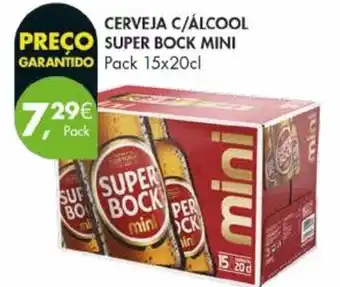 Pingo Doce Cerveja c/álcool super bock mini promoção