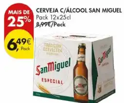 Pingo Doce Cerveja c/álcool san miguel promoção