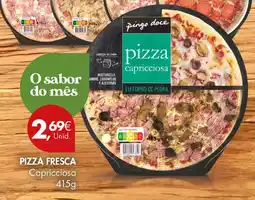 Pingo Doce Pizza fresca capricciosa promoção