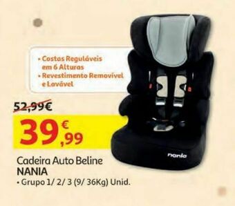 Auchan Cadeira para auto promoção
