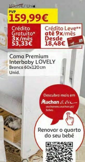 Auchan Cama infantil promoção