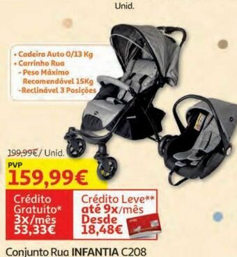 Auchan Carrinho de passeio promoção