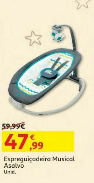 Auchan Espreguiçadeira bebé promoção