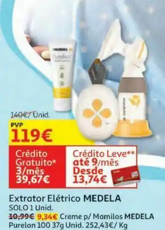 Auchan Bomba tira leite elétrico promoção