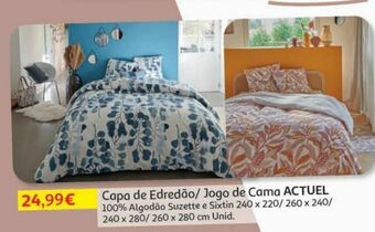Capa de edredão actuel