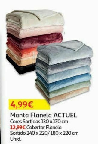 Manta flanela actuel