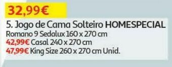 Jogo cama solteiro homespecial