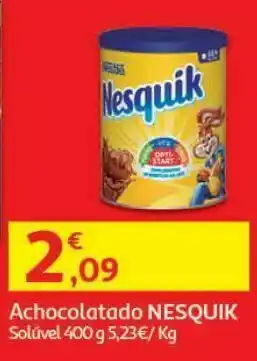 Auchan Achocolatado nesquik:soluvel 400 g promoção