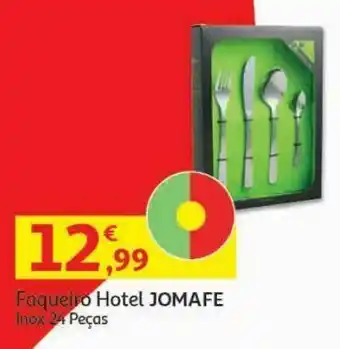Auchan Faqueiro hotel jomafe:inox. 24 pecas 10139025 promoção