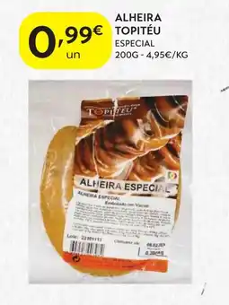 Spar Alheira topitéu especial promoção