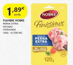 Spar Fiambre nobre perna extra promoção