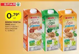 Spar Bebida vegetal spar promoção