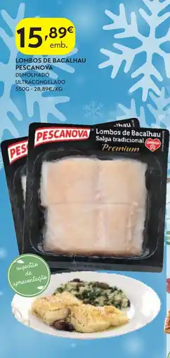 Spar Lombos de bacalhau pescanova promoção