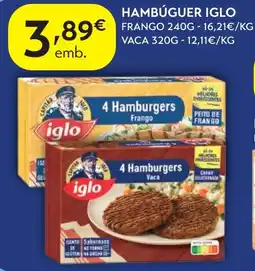 Spar Hambúguer iglo frango promoção