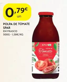 Spar Polpa de tomate spar promoção