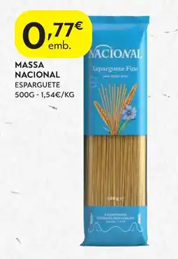 Spar Massa nacional esparguete promoção