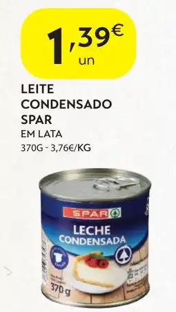 Spar Leite condensado spar promoção