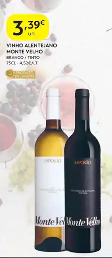 Spar Vinho alentejano monte velho branco/tinto promoção