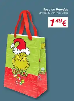 kik Saco de Prendas promoção