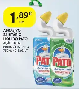 Spar Abrasivo sanitário líquido pato ação total promoção