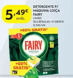Spar Detergente p/ máquina loiça fairy promoção