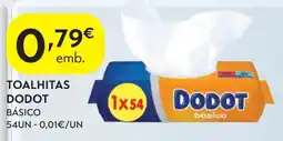 Spar Toalhitas dodot promoção