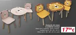 kik Conjunto de mesa e cadeiras criança promoção