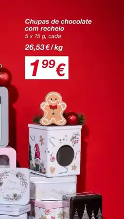 kik Chupas de chocolate promoção