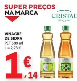 E.Leclerc Vinagre de sidra pet promoção