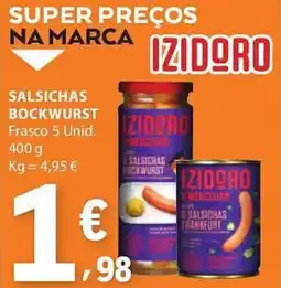 E.Leclerc Salsichas bockwurst promoção