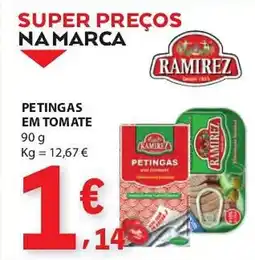 E.Leclerc Petingas em tomate promoção