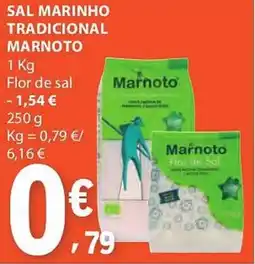 E.Leclerc Sal marinho tradicional marnoto promoção