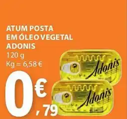 E.Leclerc Atum posta em óleo vegetal adonis promoção