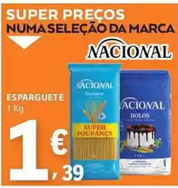 E.Leclerc Nacional esparguete promoção
