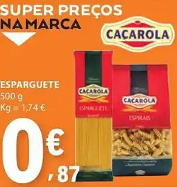 E.Leclerc Esparguete caçarola promoção