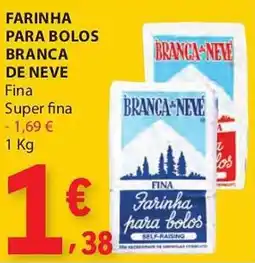 E.Leclerc Farinha para bolos branca de neve promoção