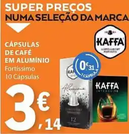 E.Leclerc Cápsulas de café em alumínio promoção