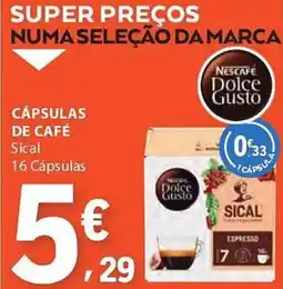 E.Leclerc Cápsulas de café promoção