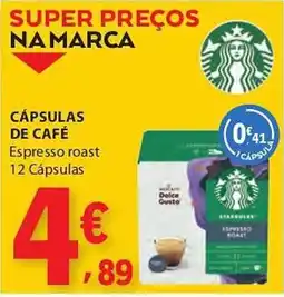 E.Leclerc Cápsulas de café promoção