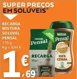 E.Leclerc Recarga mistura solúvel pensal promoção