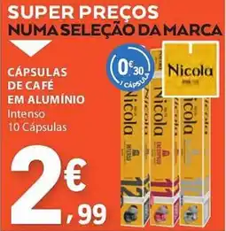E.Leclerc Cápsulas de café em alumínio promoção