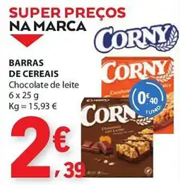 E.Leclerc Barras de cereais promoção