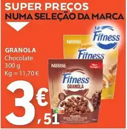 E.Leclerc Granola nestle Chocolate promoção