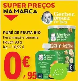E.Leclerc Puré de fruta bio promoção