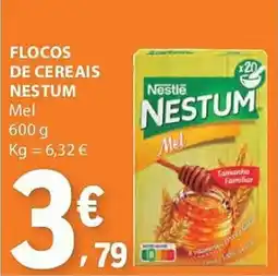 E.Leclerc Flocos de cereais nestum mel promoção