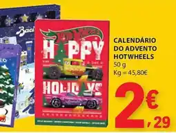 E.Leclerc Calendário do advento hotwheels promoção