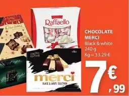 E.Leclerc Chocolate merci black & white promoção