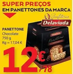 E.Leclerc Panettone delaviuda chocolate promoção